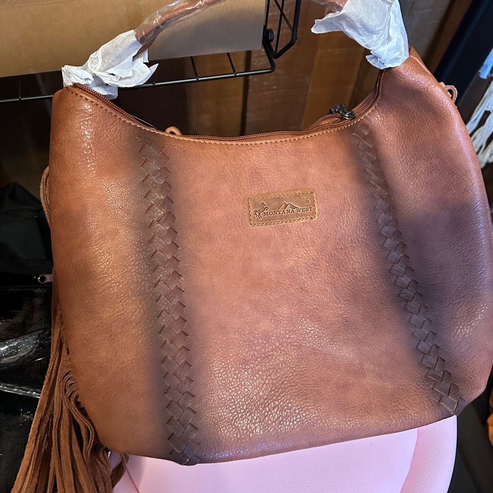Brown Leather Shoulder Bag